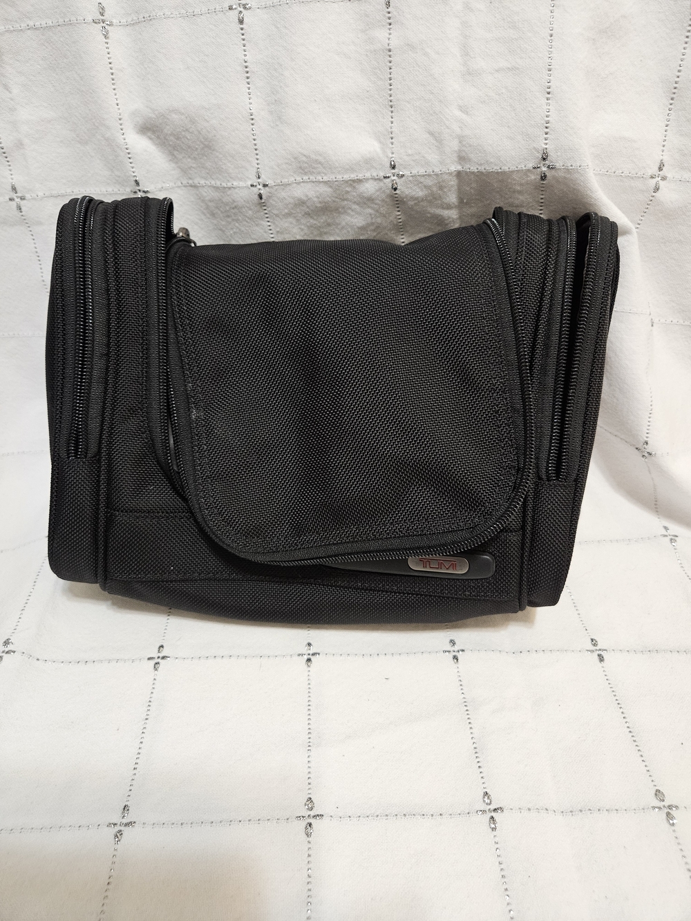 Tumi Black Hanging Toiletry Kit